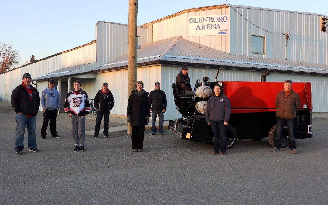 New Zamboni for the Glenboro Rink