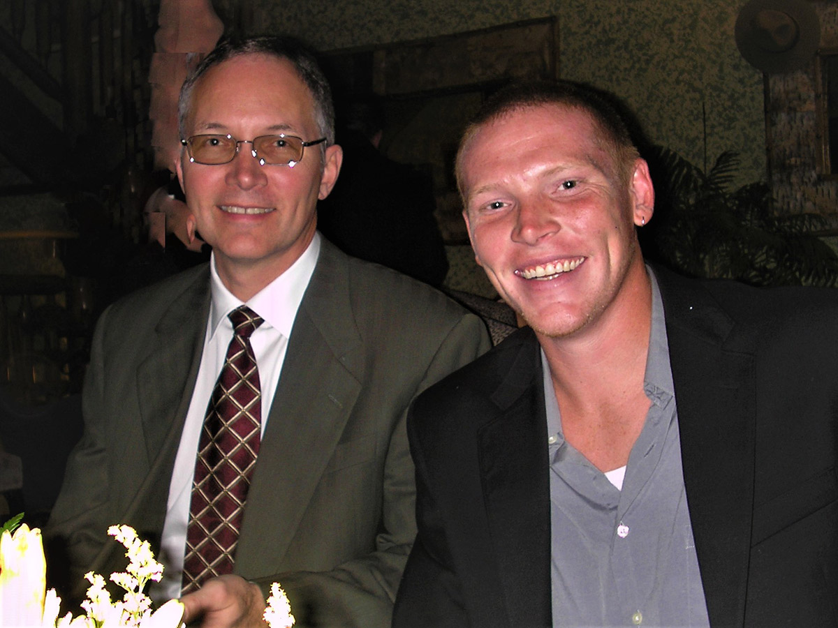 Brian Kayes (left) and Jordan Kayes