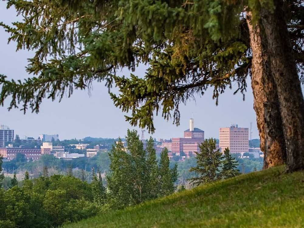 Brandon as viewed from the North Hill