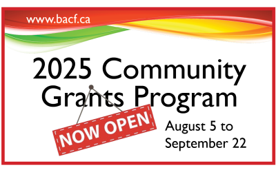 Brandon Area Community Foundation Announces Opening of  2025  Grant Application Website: August 5 – September 22, 2025