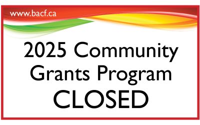 Brandon Area Community Foundation 2025 Community Grants Program – Portal Closed